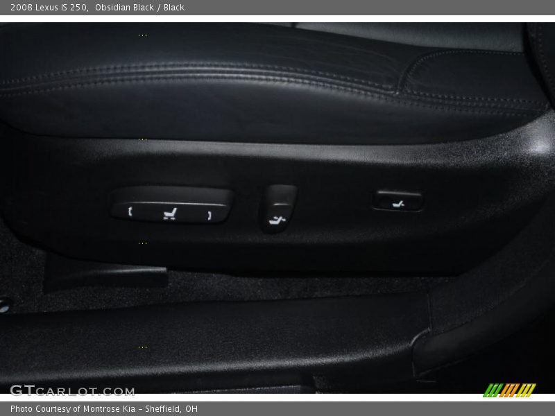 Obsidian Black / Black 2008 Lexus IS 250