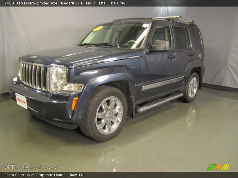 Modern Blue Pearl / Pastel Slate Gray 2008 Jeep Liberty Limited 4x4