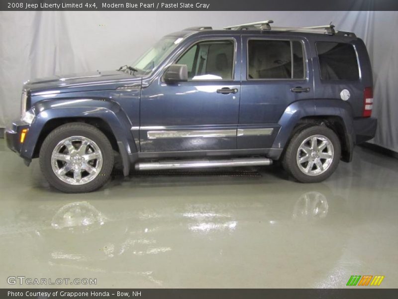 Modern Blue Pearl / Pastel Slate Gray 2008 Jeep Liberty Limited 4x4