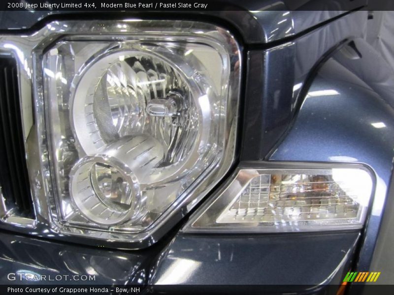 Modern Blue Pearl / Pastel Slate Gray 2008 Jeep Liberty Limited 4x4