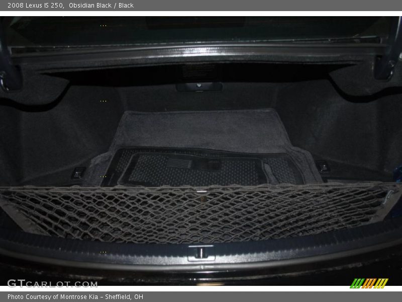 Obsidian Black / Black 2008 Lexus IS 250