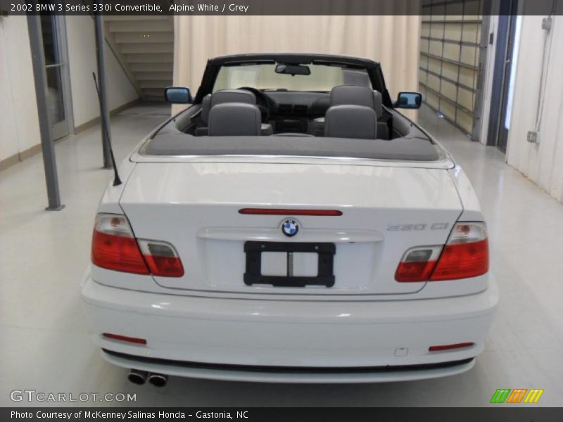 Alpine White / Grey 2002 BMW 3 Series 330i Convertible