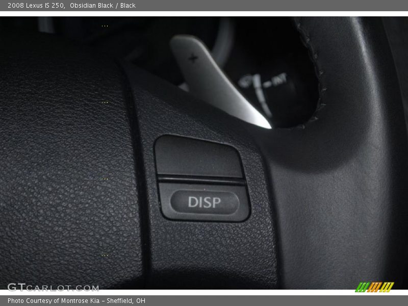 Obsidian Black / Black 2008 Lexus IS 250