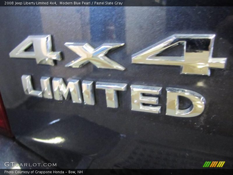 Modern Blue Pearl / Pastel Slate Gray 2008 Jeep Liberty Limited 4x4