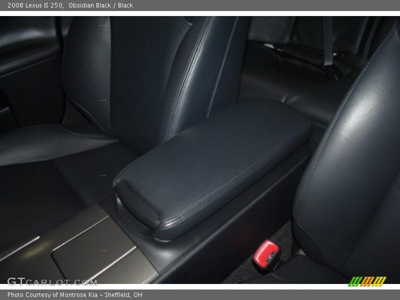 Obsidian Black / Black 2008 Lexus IS 250