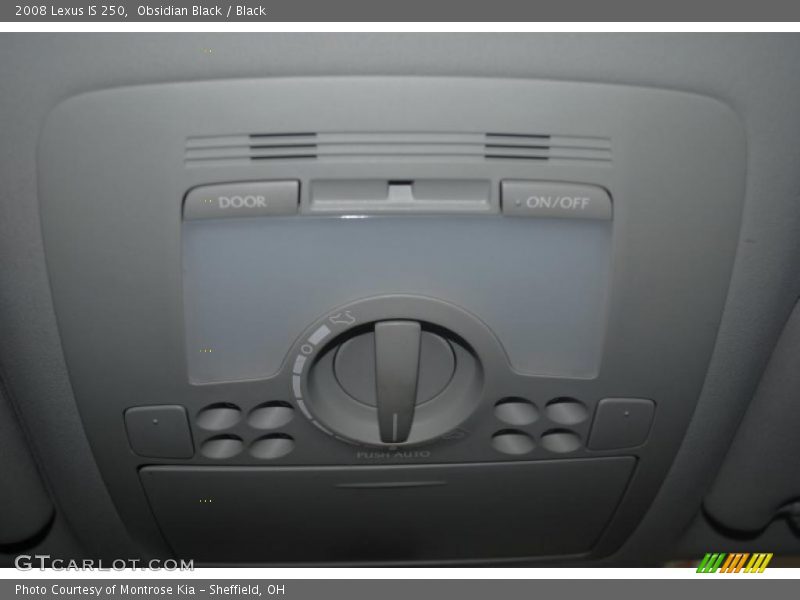 Obsidian Black / Black 2008 Lexus IS 250