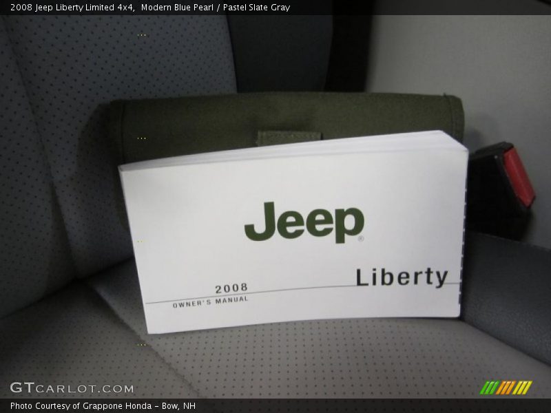 Modern Blue Pearl / Pastel Slate Gray 2008 Jeep Liberty Limited 4x4