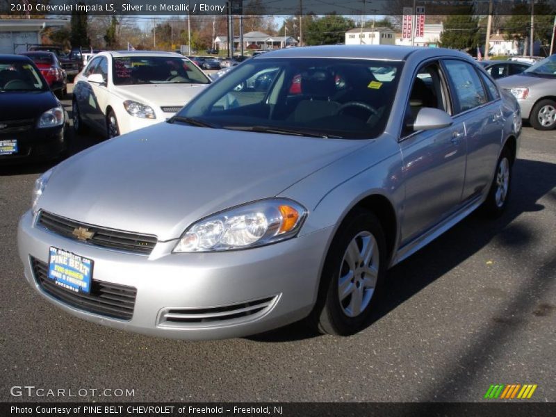 Silver Ice Metallic / Ebony 2010 Chevrolet Impala LS