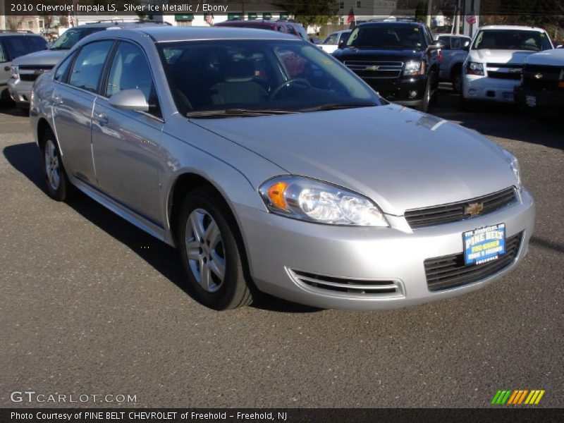Silver Ice Metallic / Ebony 2010 Chevrolet Impala LS