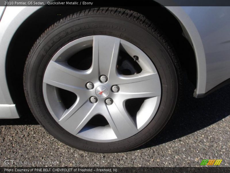 Quicksilver Metallic / Ebony 2010 Pontiac G6 Sedan