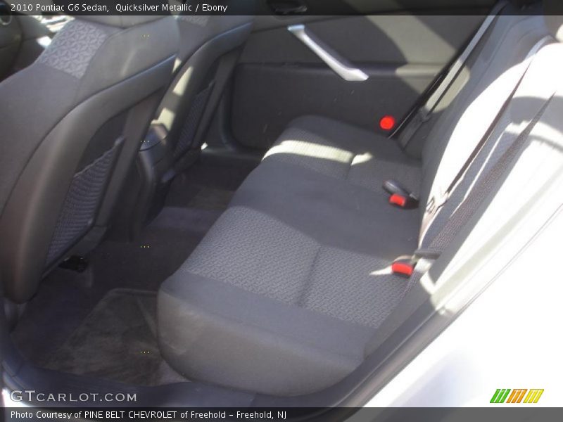 Quicksilver Metallic / Ebony 2010 Pontiac G6 Sedan