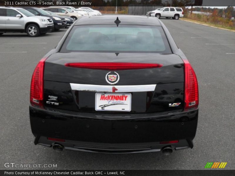 Black Raven / Ebony 2011 Cadillac CTS -V Sedan