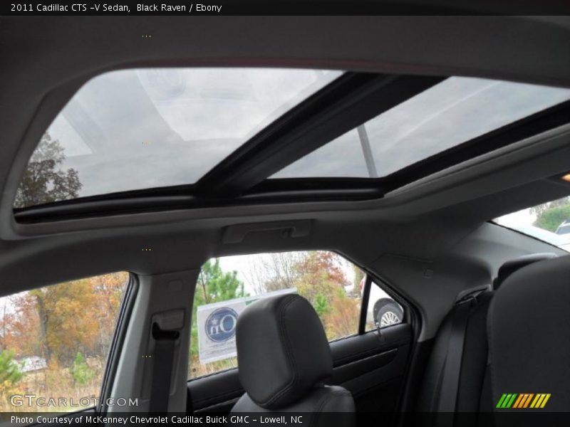 Sunroof of 2011 CTS -V Sedan