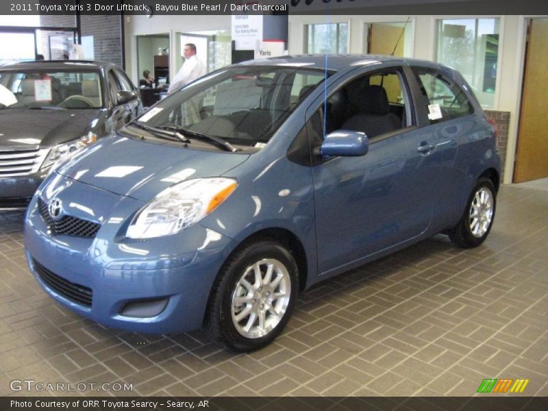 Front 3/4 View of 2011 Yaris 3 Door Liftback