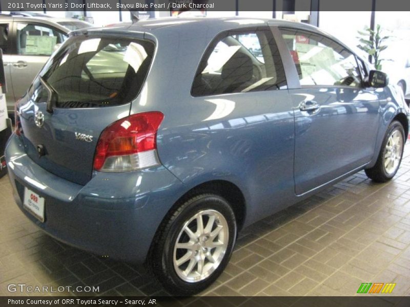  2011 Yaris 3 Door Liftback Bayou Blue Pearl