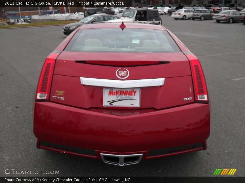 Crystal Red Tintcoat / Cashmere/Cocoa 2011 Cadillac CTS Coupe