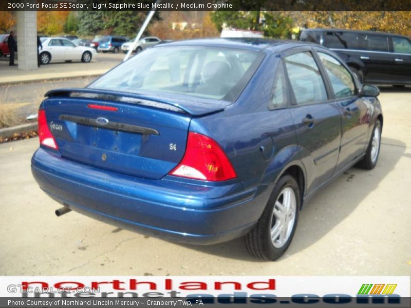Light Sapphire Blue Metallic / Medium Graphite 2000 Ford Focus SE Sedan