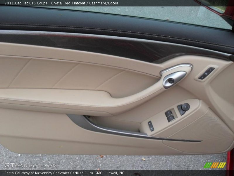 Crystal Red Tintcoat / Cashmere/Cocoa 2011 Cadillac CTS Coupe