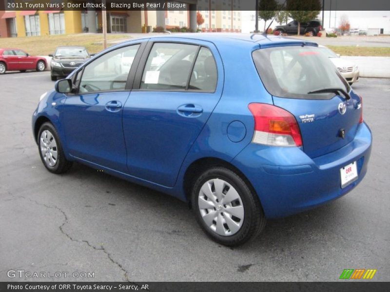  2011 Yaris 5 Door Liftback Blazing Blue Pearl