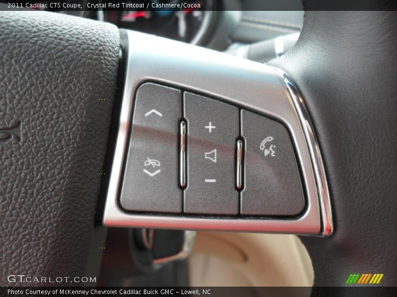 Crystal Red Tintcoat / Cashmere/Cocoa 2011 Cadillac CTS Coupe