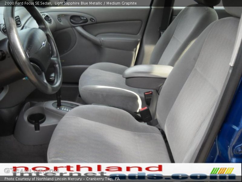 Light Sapphire Blue Metallic / Medium Graphite 2000 Ford Focus SE Sedan