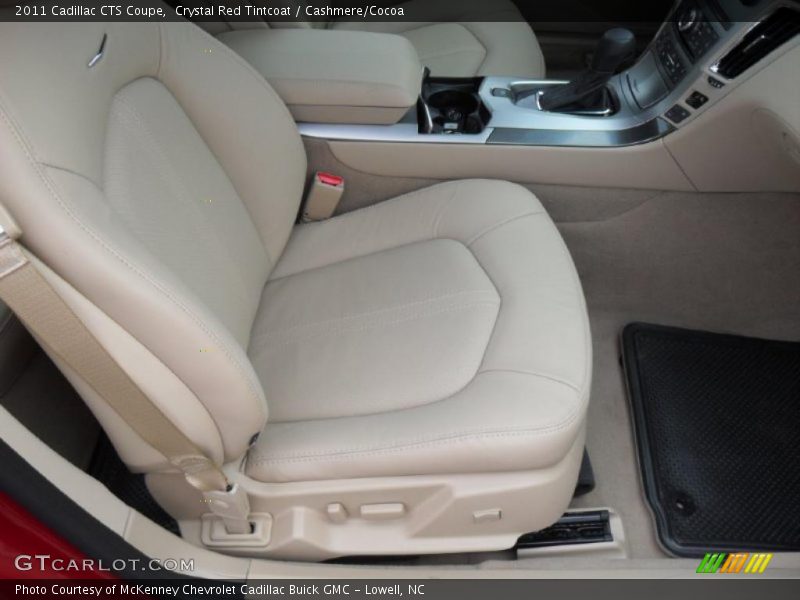 Crystal Red Tintcoat / Cashmere/Cocoa 2011 Cadillac CTS Coupe
