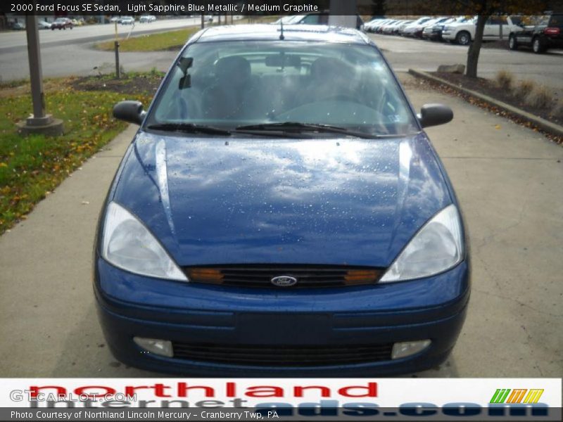 Light Sapphire Blue Metallic / Medium Graphite 2000 Ford Focus SE Sedan