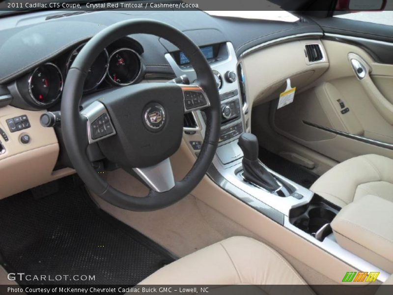  2011 CTS Coupe Cashmere/Cocoa Interior