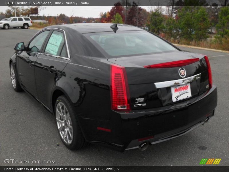 Black Raven / Ebony 2011 Cadillac CTS -V Sedan
