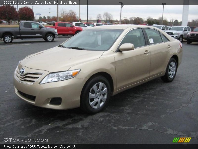 Sandy Beach Metallic / Bisque 2011 Toyota Camry