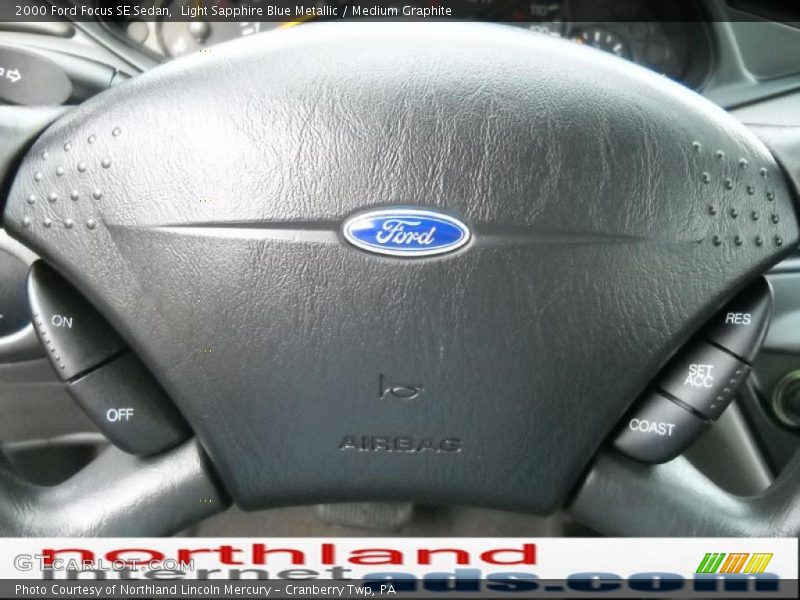 Light Sapphire Blue Metallic / Medium Graphite 2000 Ford Focus SE Sedan
