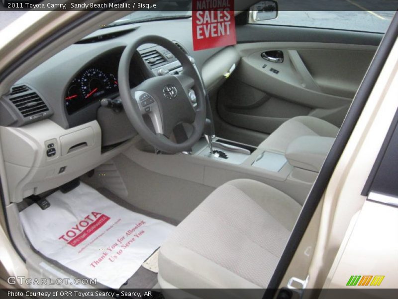 Sandy Beach Metallic / Bisque 2011 Toyota Camry