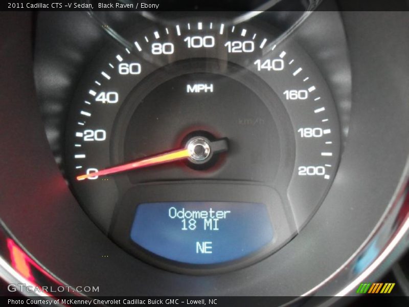 Black Raven / Ebony 2011 Cadillac CTS -V Sedan