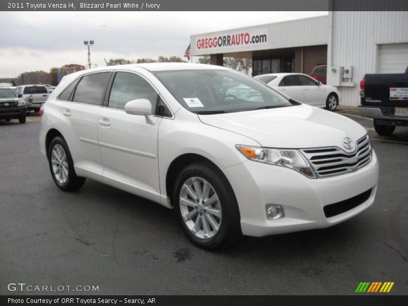 Blizzard Pearl White / Ivory 2011 Toyota Venza I4