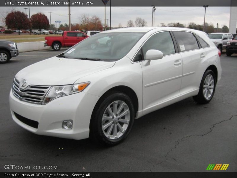 Blizzard Pearl White / Ivory 2011 Toyota Venza I4