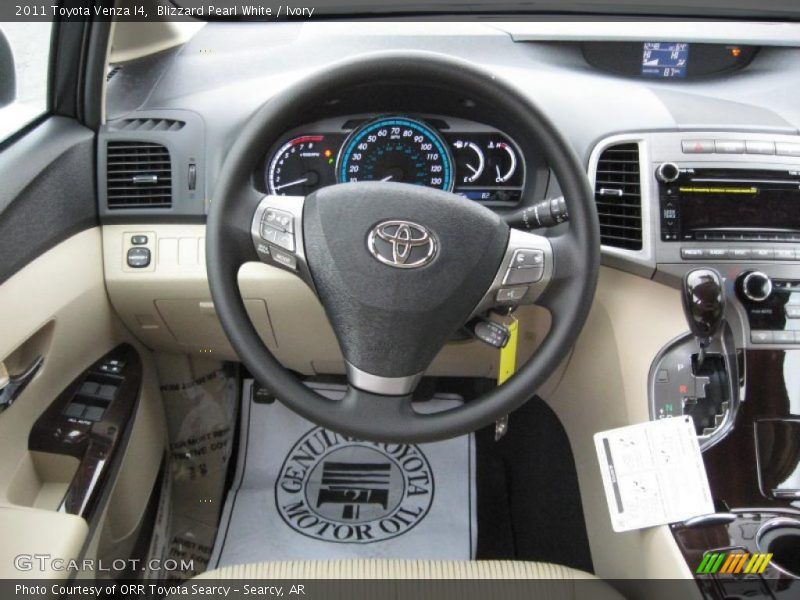Blizzard Pearl White / Ivory 2011 Toyota Venza I4