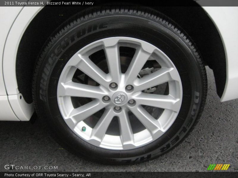 Blizzard Pearl White / Ivory 2011 Toyota Venza I4