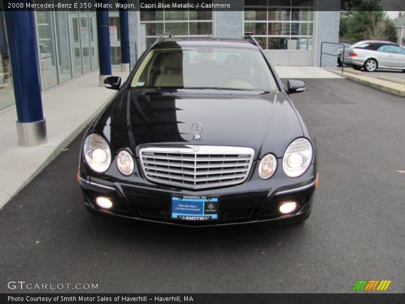 Capri Blue Metallic / Cashmere 2008 Mercedes-Benz E 350 4Matic Wagon