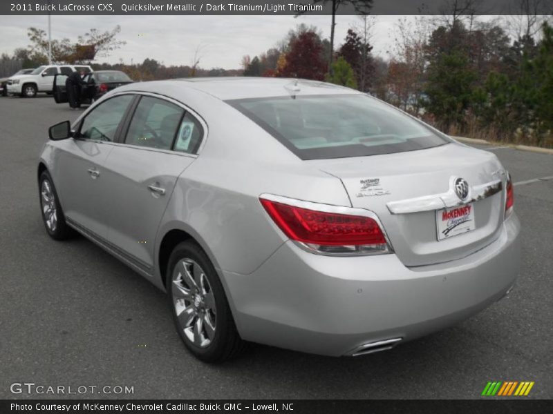 Quicksilver Metallic / Dark Titanium/Light Titanium 2011 Buick LaCrosse CXS