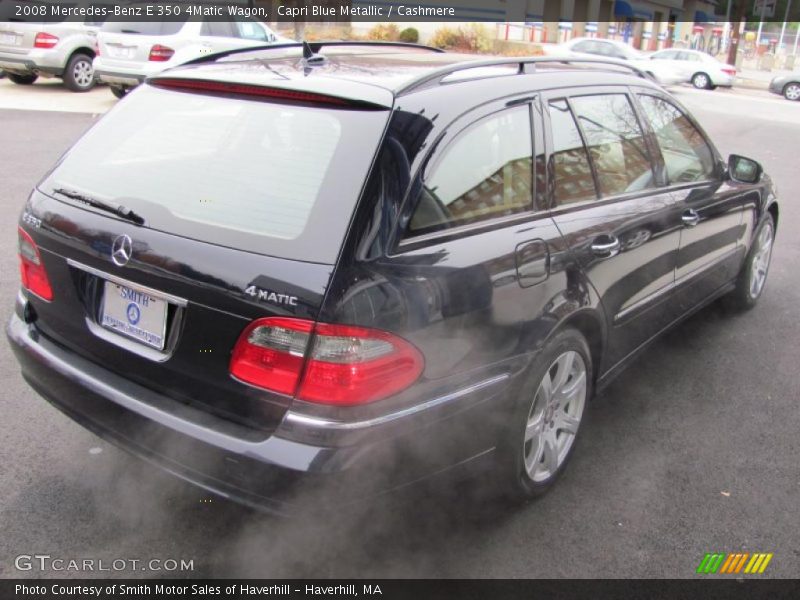 Capri Blue Metallic / Cashmere 2008 Mercedes-Benz E 350 4Matic Wagon