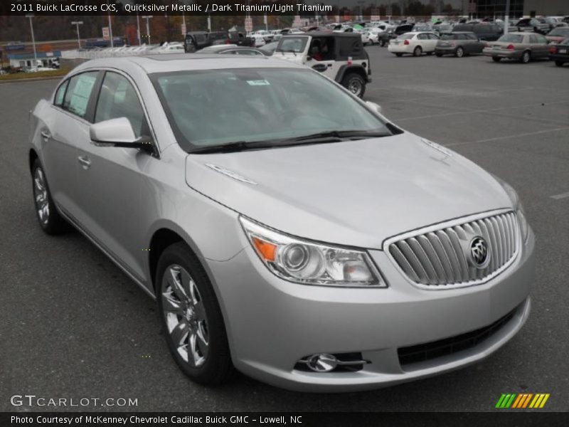 Quicksilver Metallic / Dark Titanium/Light Titanium 2011 Buick LaCrosse CXS