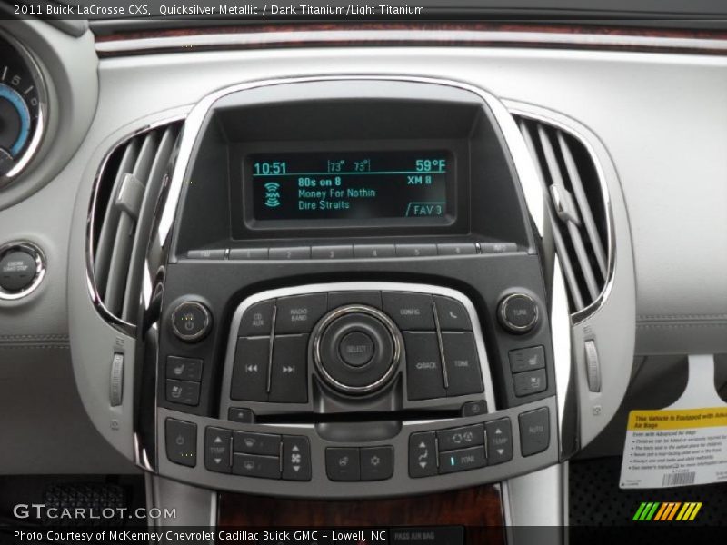 Controls of 2011 LaCrosse CXS