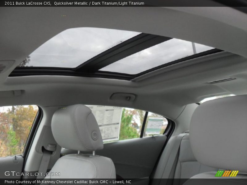 Sunroof of 2011 LaCrosse CXS