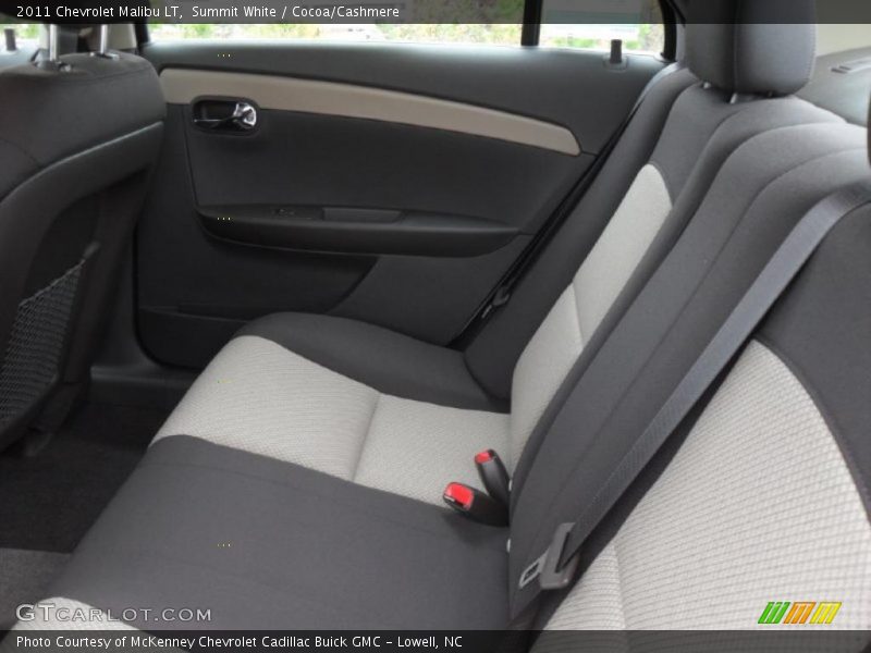 Summit White / Cocoa/Cashmere 2011 Chevrolet Malibu LT
