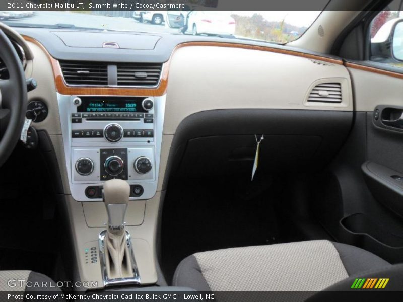 Summit White / Cocoa/Cashmere 2011 Chevrolet Malibu LT