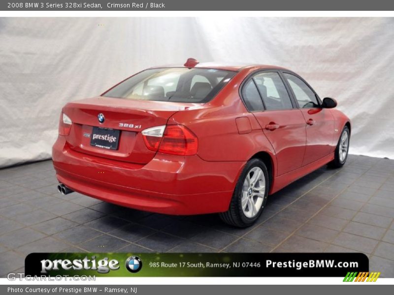 Crimson Red / Black 2008 BMW 3 Series 328xi Sedan