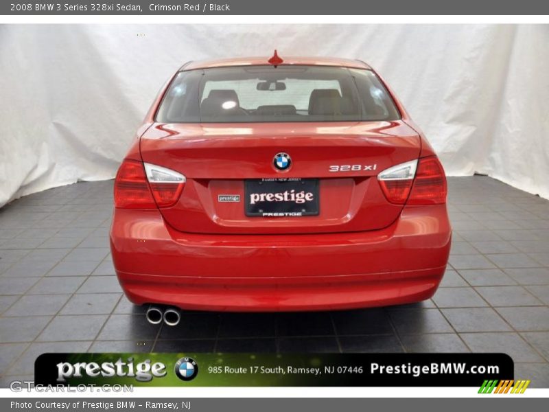 Crimson Red / Black 2008 BMW 3 Series 328xi Sedan