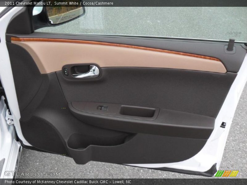 Summit White / Cocoa/Cashmere 2011 Chevrolet Malibu LT