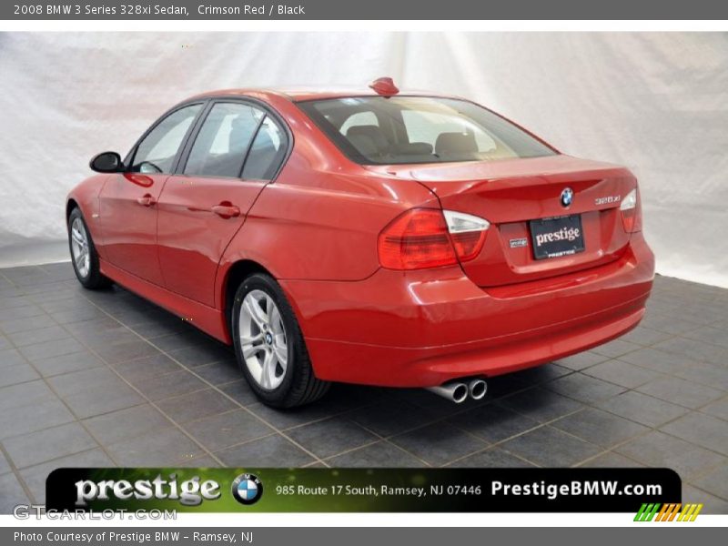 Crimson Red / Black 2008 BMW 3 Series 328xi Sedan
