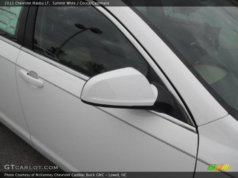 Summit White / Cocoa/Cashmere 2011 Chevrolet Malibu LT